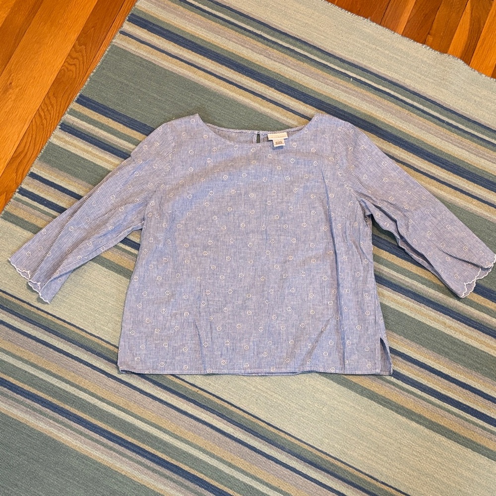 Liz Claiborne Light Blue Blouse